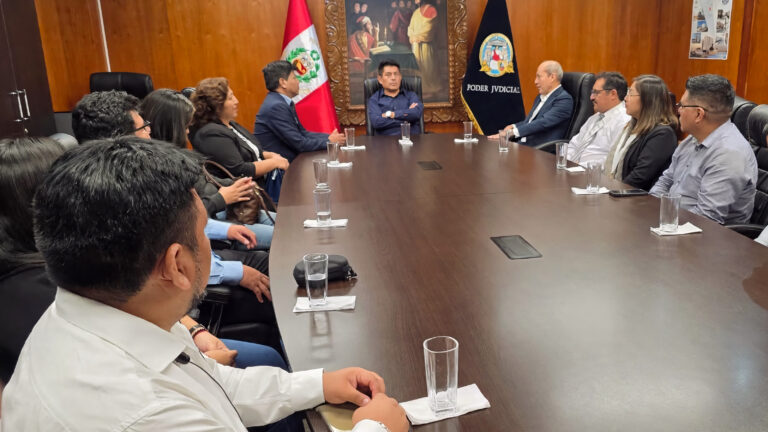 CSJ de Moquegua fortalece gestión judicial mediante intercambio de experiencias con la Corte de Tacna