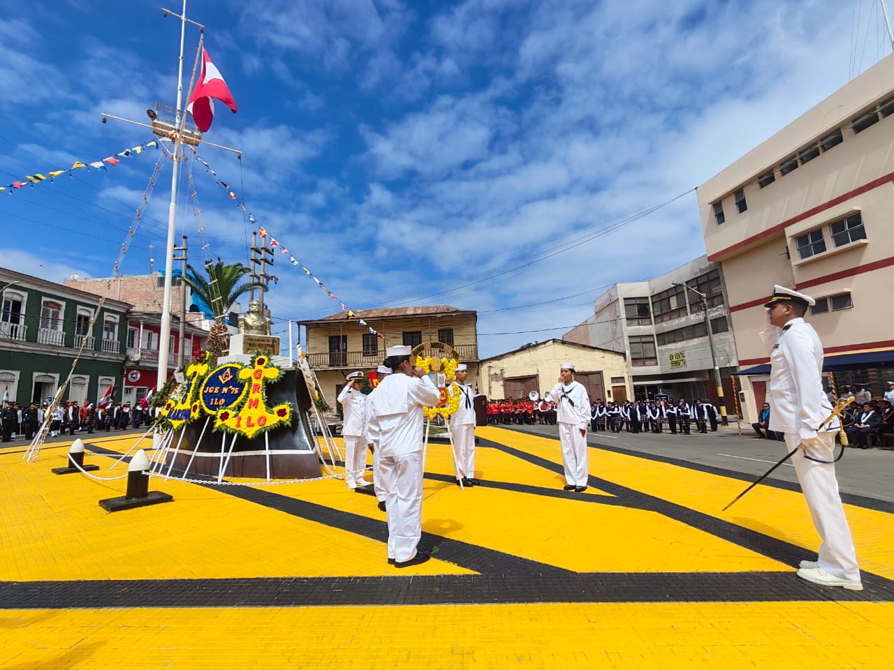 Ilo conmemora aniversario de la Marina de Guerra y Combate Naval de Angamos 4 Ceremonia Plaza Grau Dia de la Marina de Guerra y el Combate Naval de Angamos 08102026 17 La Prensa Regional