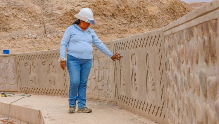 Construyen camino turístico con representaciones de las culturas Chiribaya y Tiahuanaco