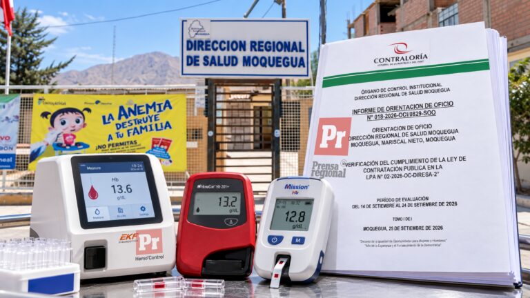 Moquegua: alertan direccionamiento en compra de hemoglobinómetros por S/ 100 mil