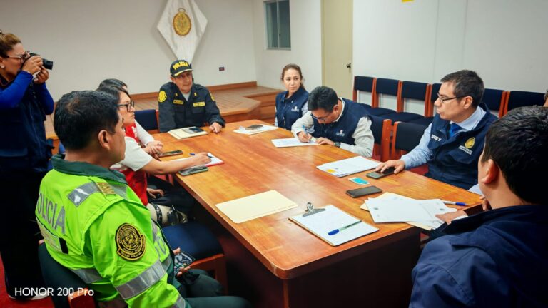 Autoridades coordinan acciones de seguridad y fiscalización para las elecciones del 4 de octubre