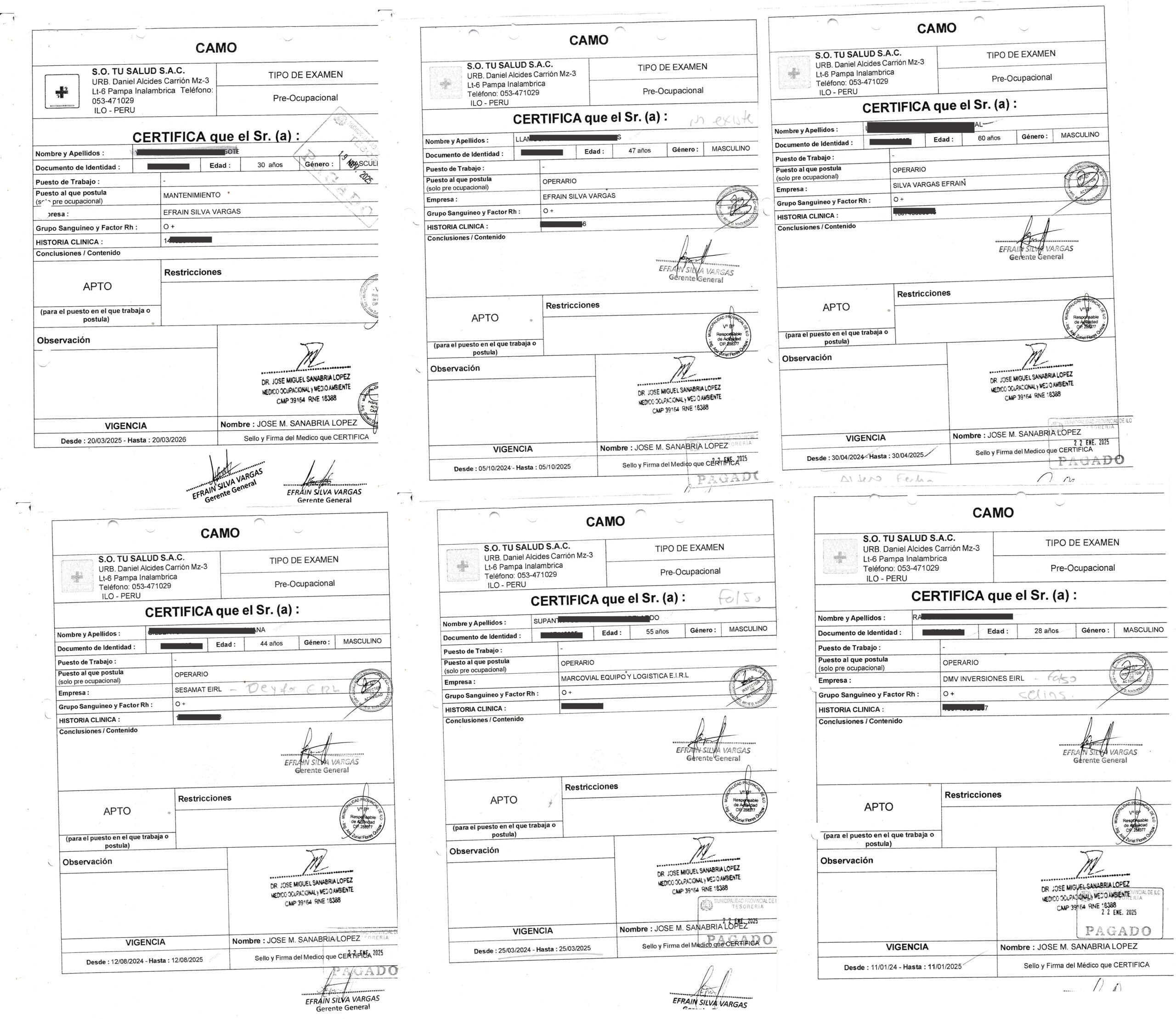 ¡Escándalo en la Municipalidad de Ilo! Proveedor ganó contratos por casi S/ 750 mil con documentos “bamba” 2 Documentos Bamba Proveedor Efrain Vargas Clinicas 30102026 2 scaled La Prensa Regional
