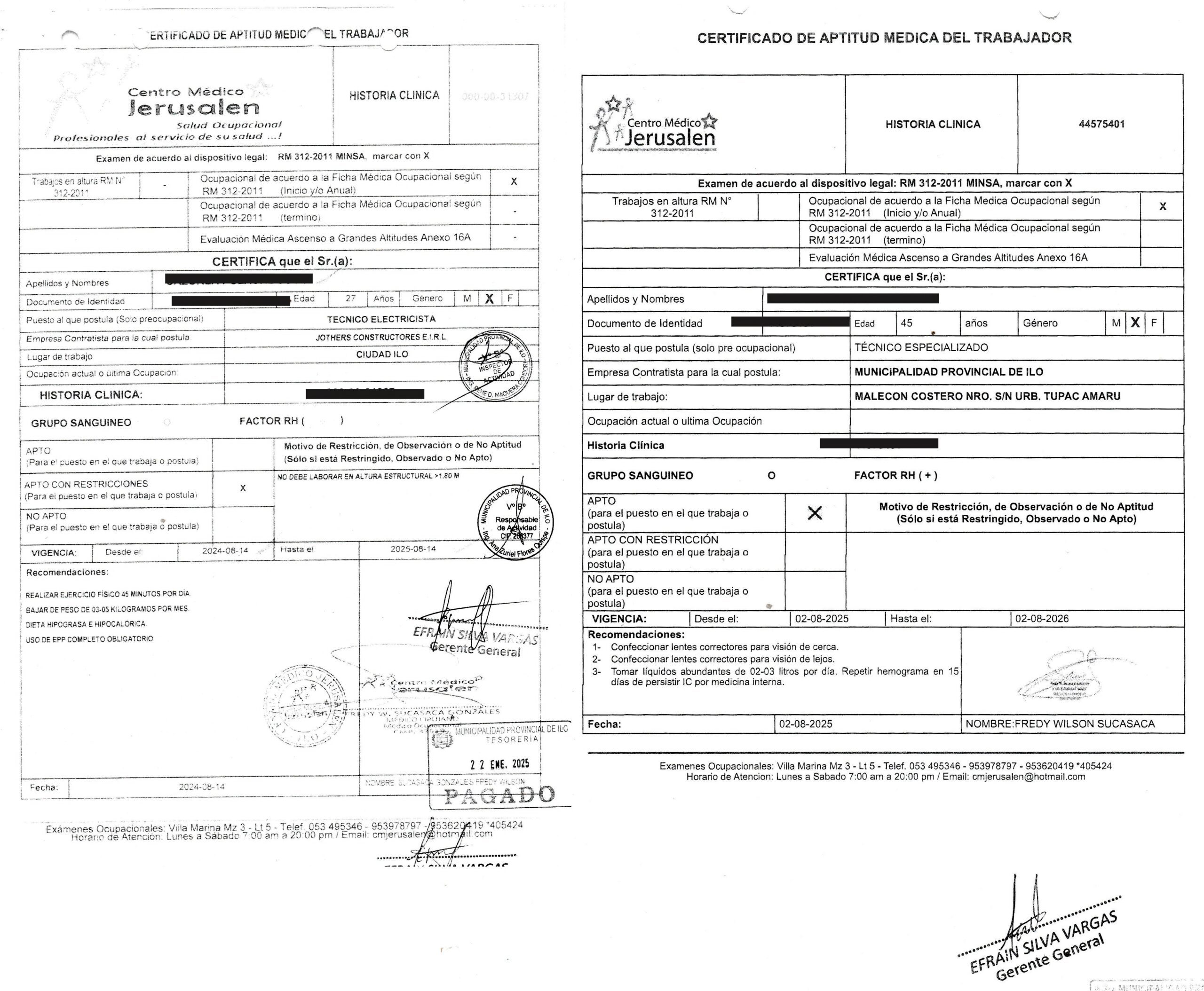 ¡Escándalo en la Municipalidad de Ilo! Proveedor ganó contratos por casi S/ 750 mil con documentos “bamba” 1 Documentos Bamba Proveedor Efrain Vargas Clinicas 30102026 3 scaled La Prensa Regional
