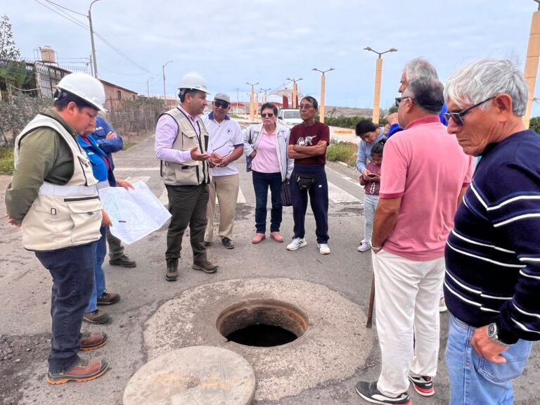 EPS Ilo evalúa soluciones para evitar atoros y colapsos en alcantarillado de Magisterio