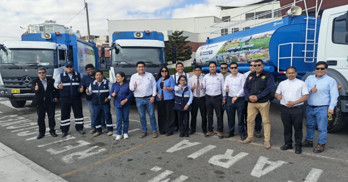 Peru: Development fund provides new waste management vehicles to Ilo province