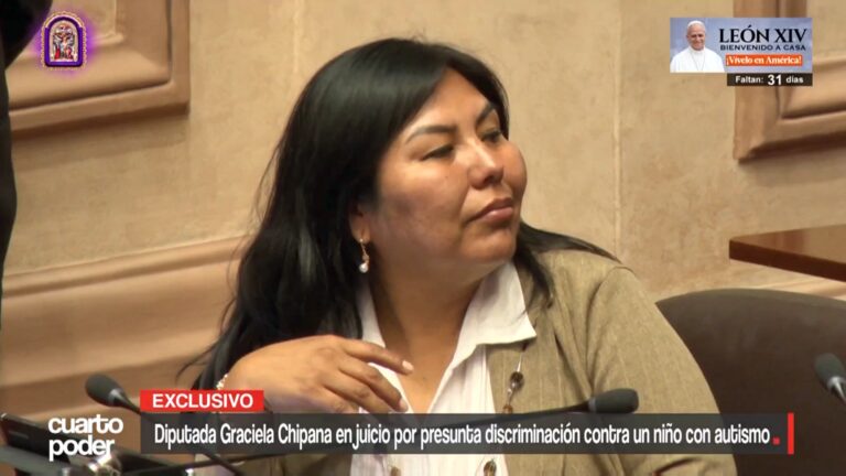 Diputada Graciela Chipana afronta juicio oral por presunta discriminación contra niño autista