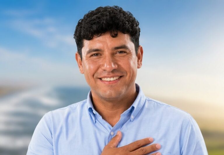 Omar Talavera encabeza elección en Punta de Bombón
