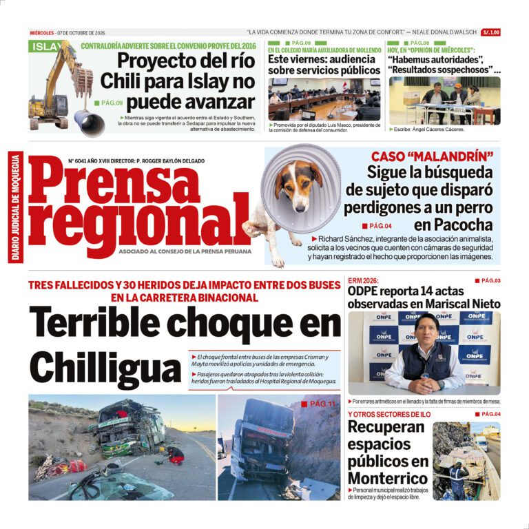La Prensa Regional – Miércoles 07 de octubre de 2026