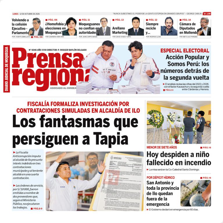 La Prensa Regional – Lunes 12 de octubre de 2026