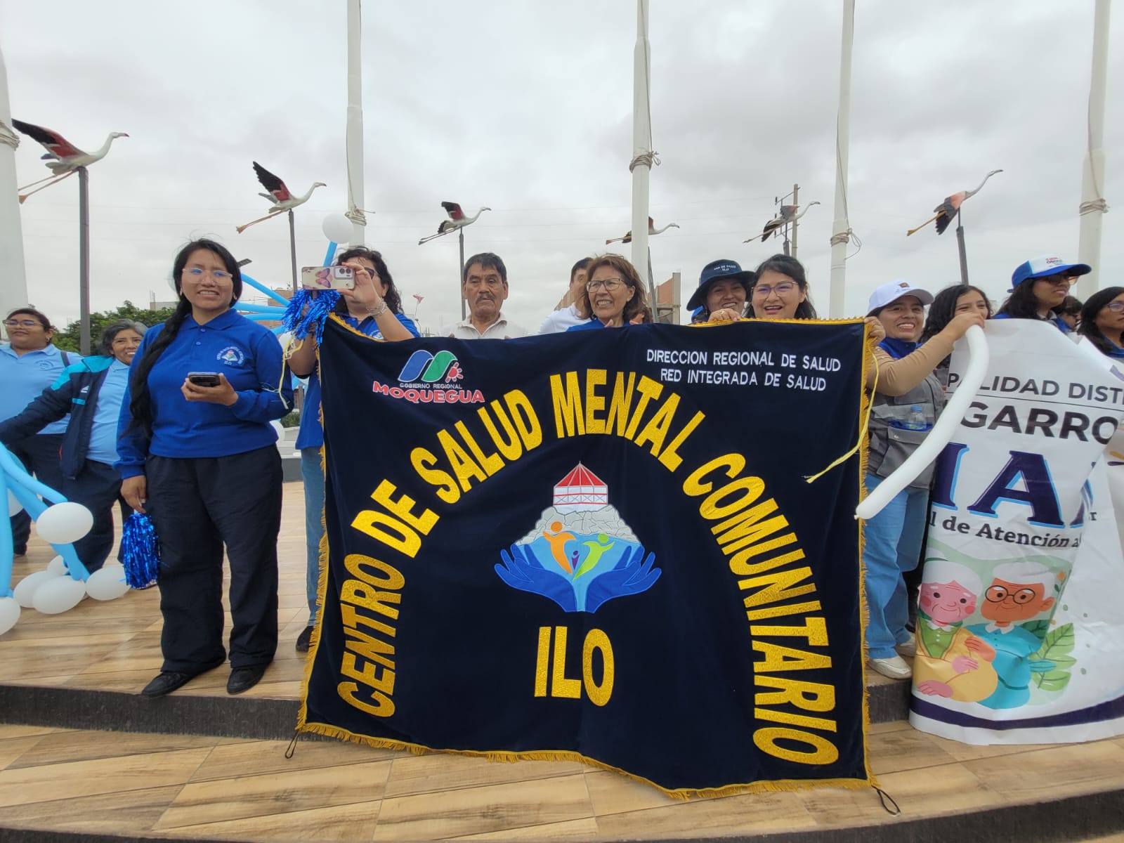 Marcha por la salud mental recorrió las calles de Pampa Inalámbrica en Ilo 4 Pasacalle por la salud Mental en plaza de la Bandera Pampa Inalambrica 09102026 6 La Prensa Regional