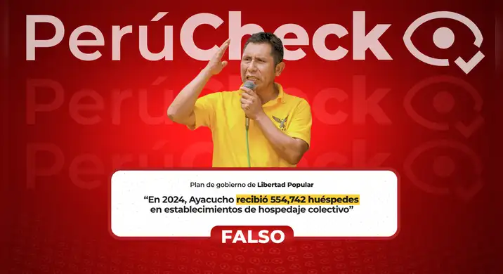 Plan de gobierno de Libertad Popular confunde cifras de arribos de turistas a Ayacucho
