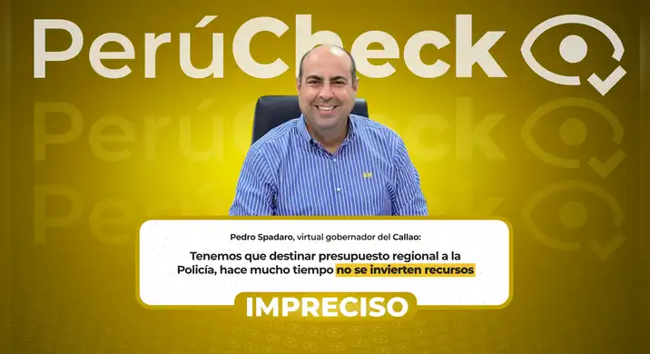 Es impreciso que el Gobierno Regional del Callao no invierta recursos en la Policía
