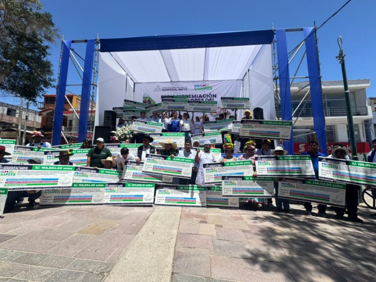 40 organizaciones productivas de Moquegua reciben S/ 10 millones de Procompite 2026