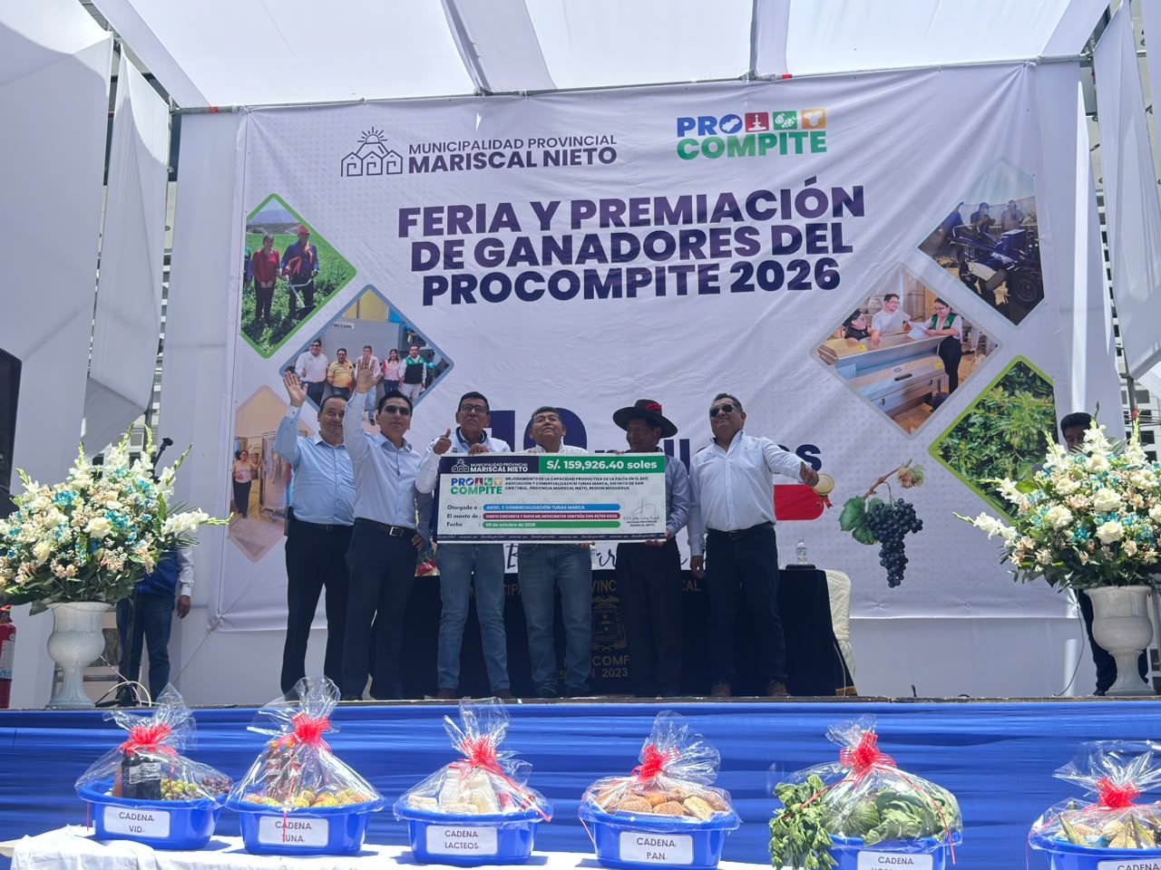 40 organizaciones productivas de Moquegua reciben S/ 10 millones de Procompite 2026 3 Premiacion de ganadores del Procompite 09102026 4 La Prensa Regional