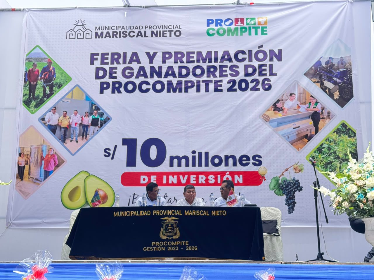 40 organizaciones productivas de Moquegua reciben S/ 10 millones de Procompite 2026 1 Premiacion de ganadores del Procompite 09102026 6 La Prensa Regional